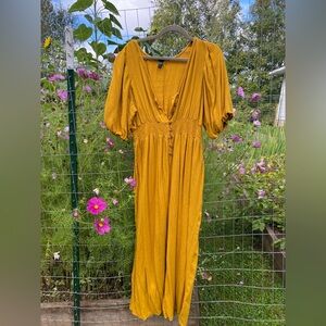 Mustard jumpsuit